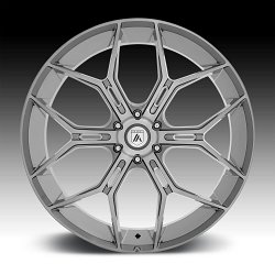 Asanti Black Label ABL38 Monarch Truck Titanium Brushed Custom Wheels 3